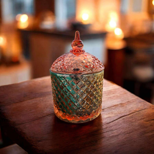 Rose Gold Carousel Candle