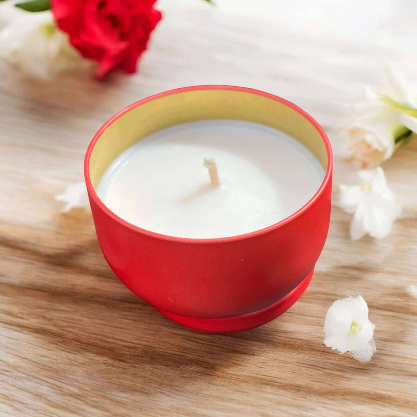 Red Tin Candle