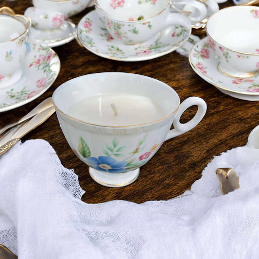 Vintage Teacup Candle